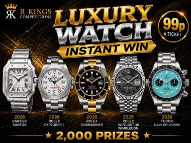 Luxury Watch & Cash Instant Win Competition